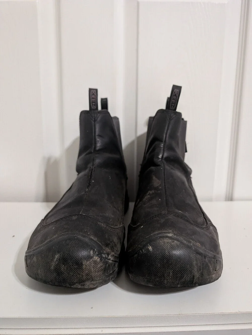 Keen Anchorage III Mens Boots Black Waterproof Shoes Leather Size 10.5 EUR 44